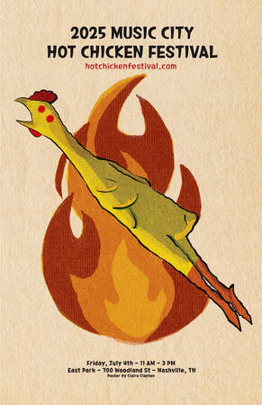 Hot Chicken - Rubber Chicken Diagonal